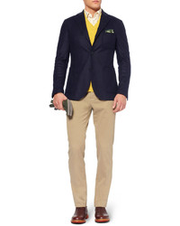 dunkelbraune Leder Oxford Schuhe von Mark McNairy