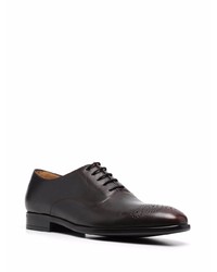 dunkelbraune Leder Oxford Schuhe von PS Paul Smith