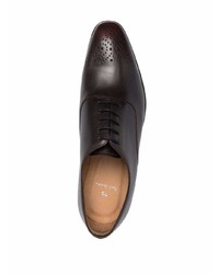 dunkelbraune Leder Oxford Schuhe von PS Paul Smith