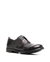 dunkelbraune Leder Oxford Schuhe von Officine Creative