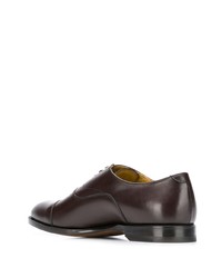 dunkelbraune Leder Oxford Schuhe von Scarosso