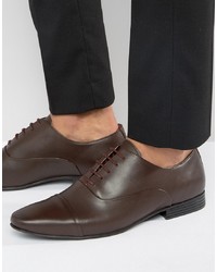 dunkelbraune Leder Oxford Schuhe von Kg Kurt Geiger