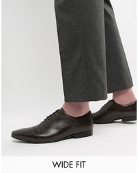 dunkelbraune Leder Oxford Schuhe von Kg Kurt Geiger