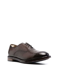 dunkelbraune Leder Oxford Schuhe von Officine Creative