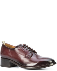 dunkelbraune Leder Oxford Schuhe von Officine Creative