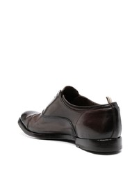 dunkelbraune Leder Oxford Schuhe von Officine Creative