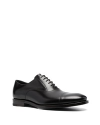 dunkelbraune Leder Oxford Schuhe von Henderson Baracco