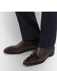 dunkelbraune Leder Oxford Schuhe von George Cleverley