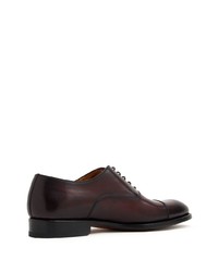 dunkelbraune Leder Oxford Schuhe von Magnanni