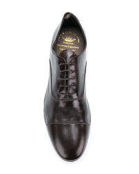dunkelbraune Leder Oxford Schuhe von Officine Creative