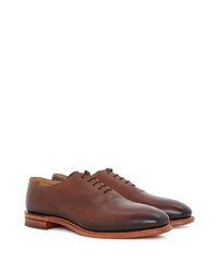 dunkelbraune Leder Oxford Schuhe von R.M. Williams