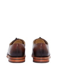 dunkelbraune Leder Oxford Schuhe von R.M. Williams