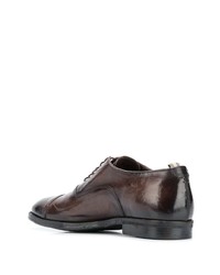 dunkelbraune Leder Oxford Schuhe von Officine Creative