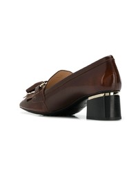 dunkelbraune Leder Pumps von Tod's