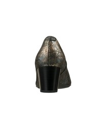 dunkelbraune Leder Pumps von Lei by tessamino