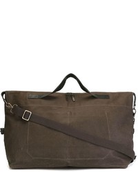dunkelbraune Leder Reisetasche von Ally Capellino