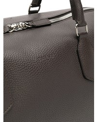 dunkelbraune Leder Reisetasche von Canali