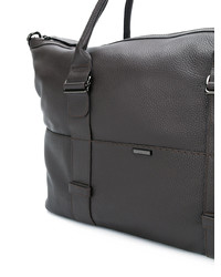 dunkelbraune Leder Reisetasche von Zanellato