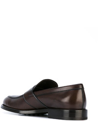 dunkelbraune Leder Slipper von Tod's