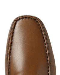 dunkelbraune Leder Slipper von Tod's