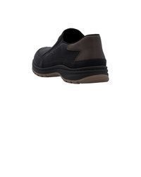 dunkelbraune Leder Slipper von Rieker