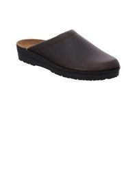 dunkelbraune Leder Slipper von Rohde