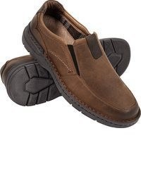 dunkelbraune Leder Slipper von schumann und söhne