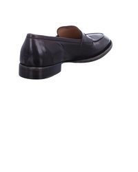 dunkelbraune Leder Slipper von Silvano Sassetti