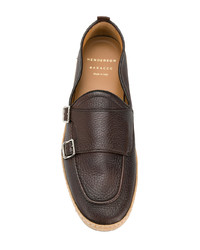 dunkelbraune Leder Slipper von Henderson Baracco