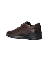 dunkelbraune Leder Sportschuhe von Tod's