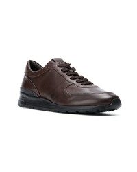 dunkelbraune Leder Sportschuhe von Tod's