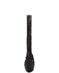 dunkelbraune Leder Umhängetasche von Lemaire