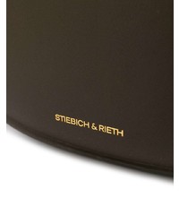 dunkelbraune Leder Umhängetasche von Stiebich & Rieth