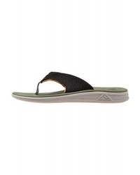 dunkelbraune Leder Zehensandalen von Reef