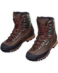 dunkelbraune Lederarbeitsstiefel von Blaser