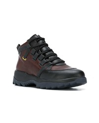 dunkelbraune Lederarbeitsstiefel von Camper