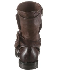 dunkelbraune Lederfreizeitstiefel von A.S.98