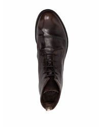 dunkelbraune Lederfreizeitstiefel von Officine Creative