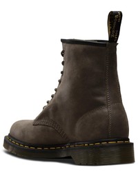 dunkelbraune Lederfreizeitstiefel von Dr. Martens