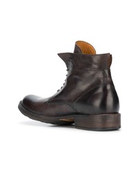 dunkelbraune Lederfreizeitstiefel von Fiorentini+Baker