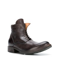 dunkelbraune Lederfreizeitstiefel von Fiorentini+Baker