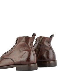 dunkelbraune Lederfreizeitstiefel von Hudson London