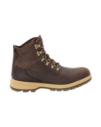 dunkelbraune Lederfreizeitstiefel von Jack Wolfskin