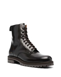 dunkelbraune Lederfreizeitstiefel von Common Projects