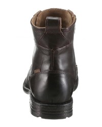 dunkelbraune Lederfreizeitstiefel von Levi's