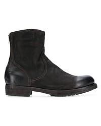 dunkelbraune Lederfreizeitstiefel von Officine Creative