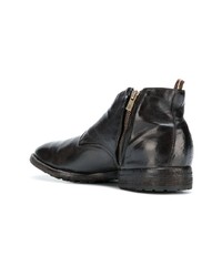 dunkelbraune Lederfreizeitstiefel von Officine Creative