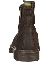 dunkelbraune Lederfreizeitstiefel von Replay