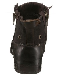 dunkelbraune Lederfreizeitstiefel von Replay