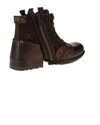 dunkelbraune Lederfreizeitstiefel von Replay